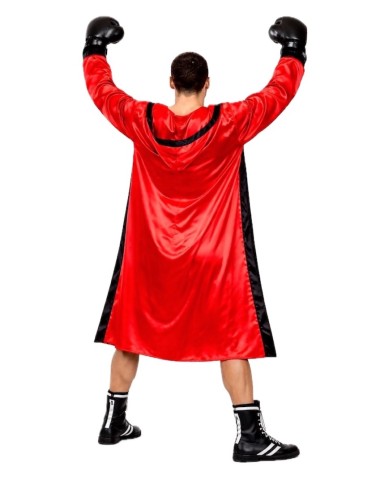 Costume da pugile rosso taglia L | Costumi per adulti Il Re del Carnevale
